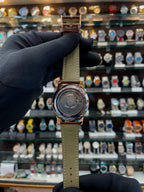 Seiko presage automatic 4r35a now in master piece brown