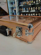 12pc briefcase (watch organiser) rose gold