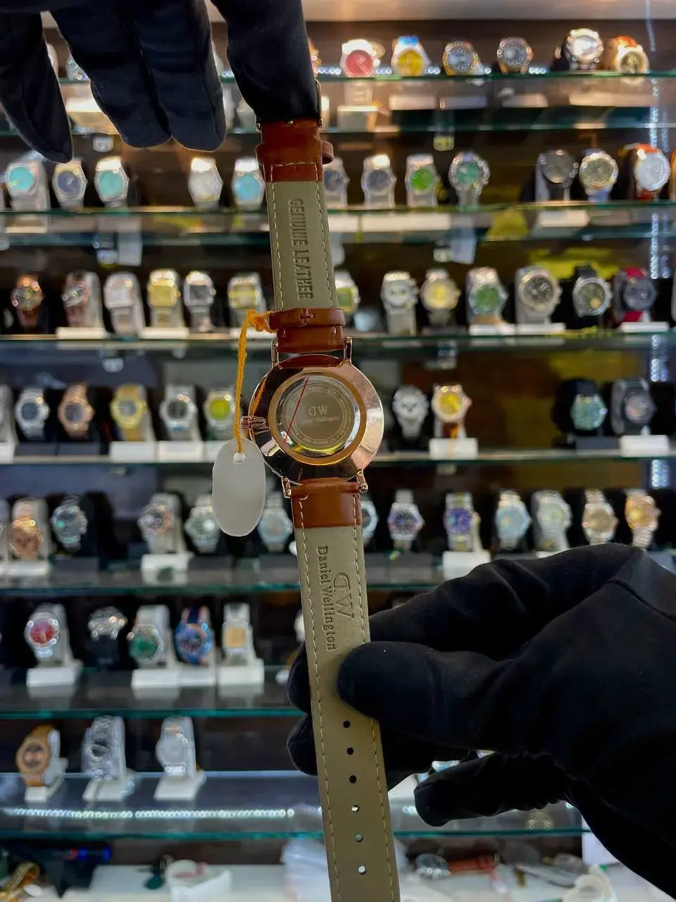 Daniel Wellington leather for mens