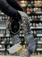 Seiko gmt now in under budget for mens silver in white dial