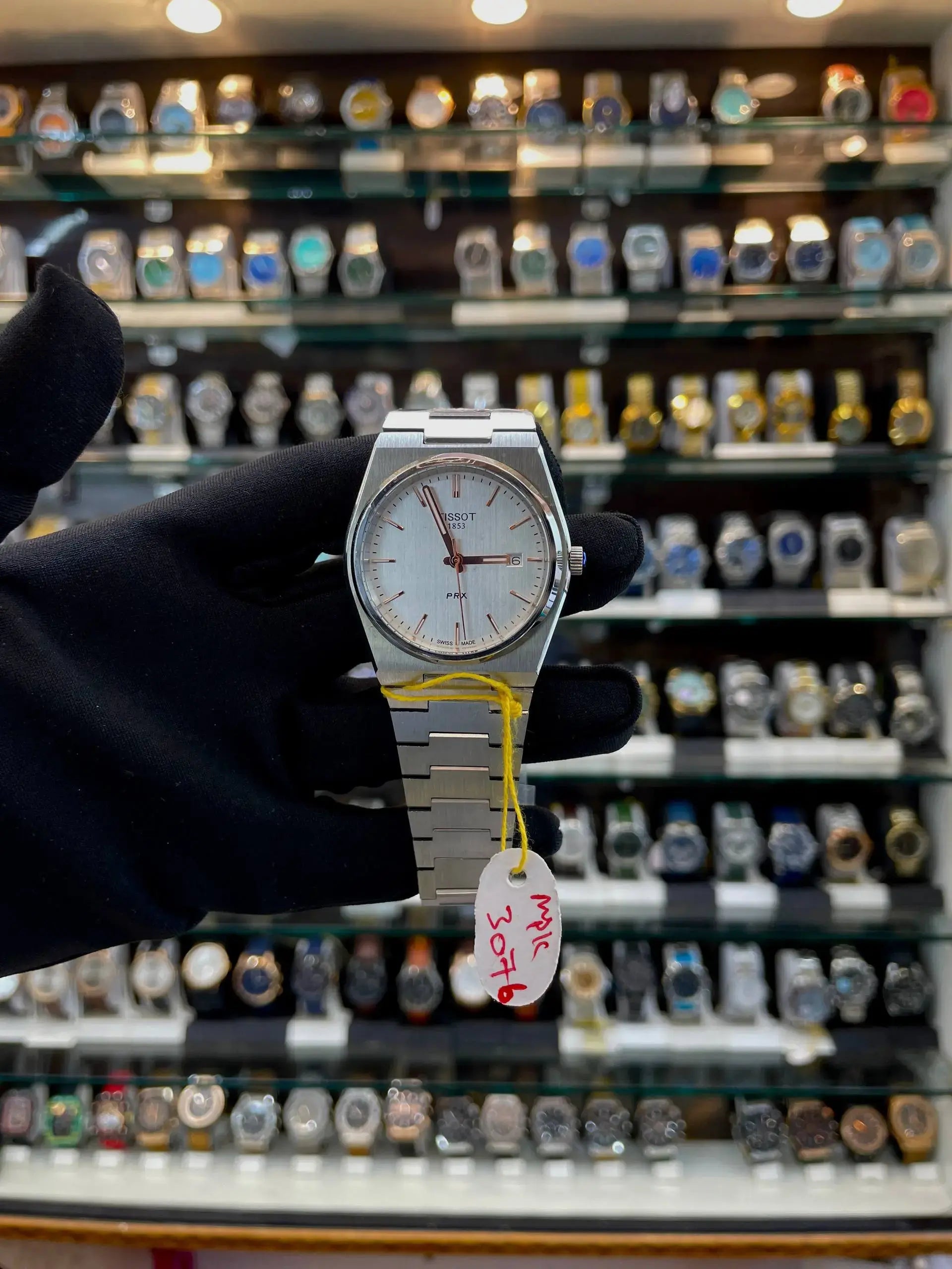 Tissot prx in master piece for mens white dial