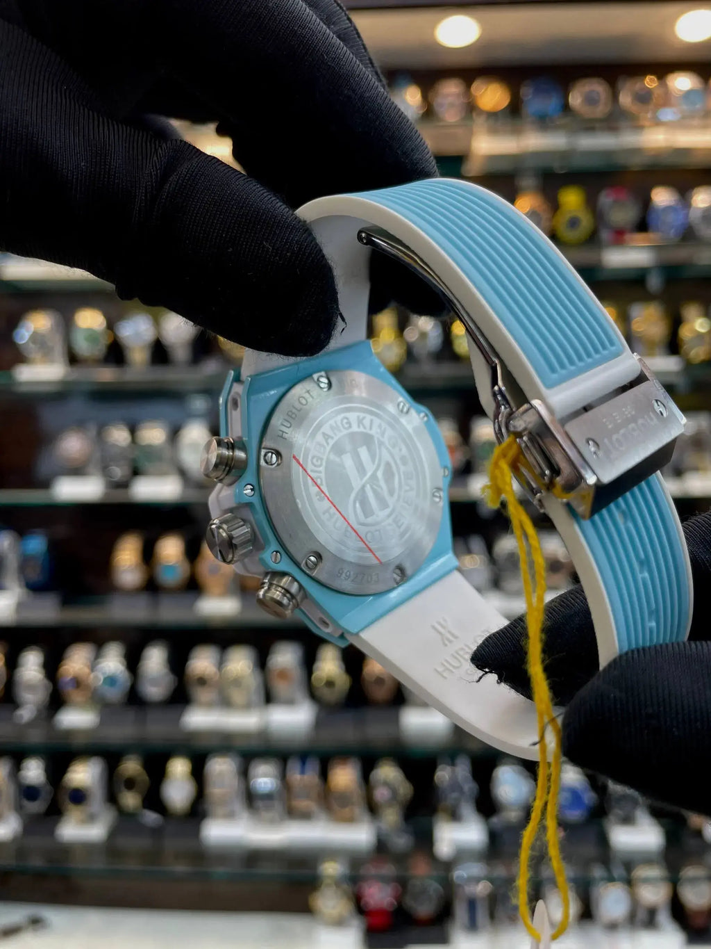 Hublot big bang unico sky-blue in heavy quality for mens