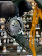 Omega seamaster world time in master piece green
