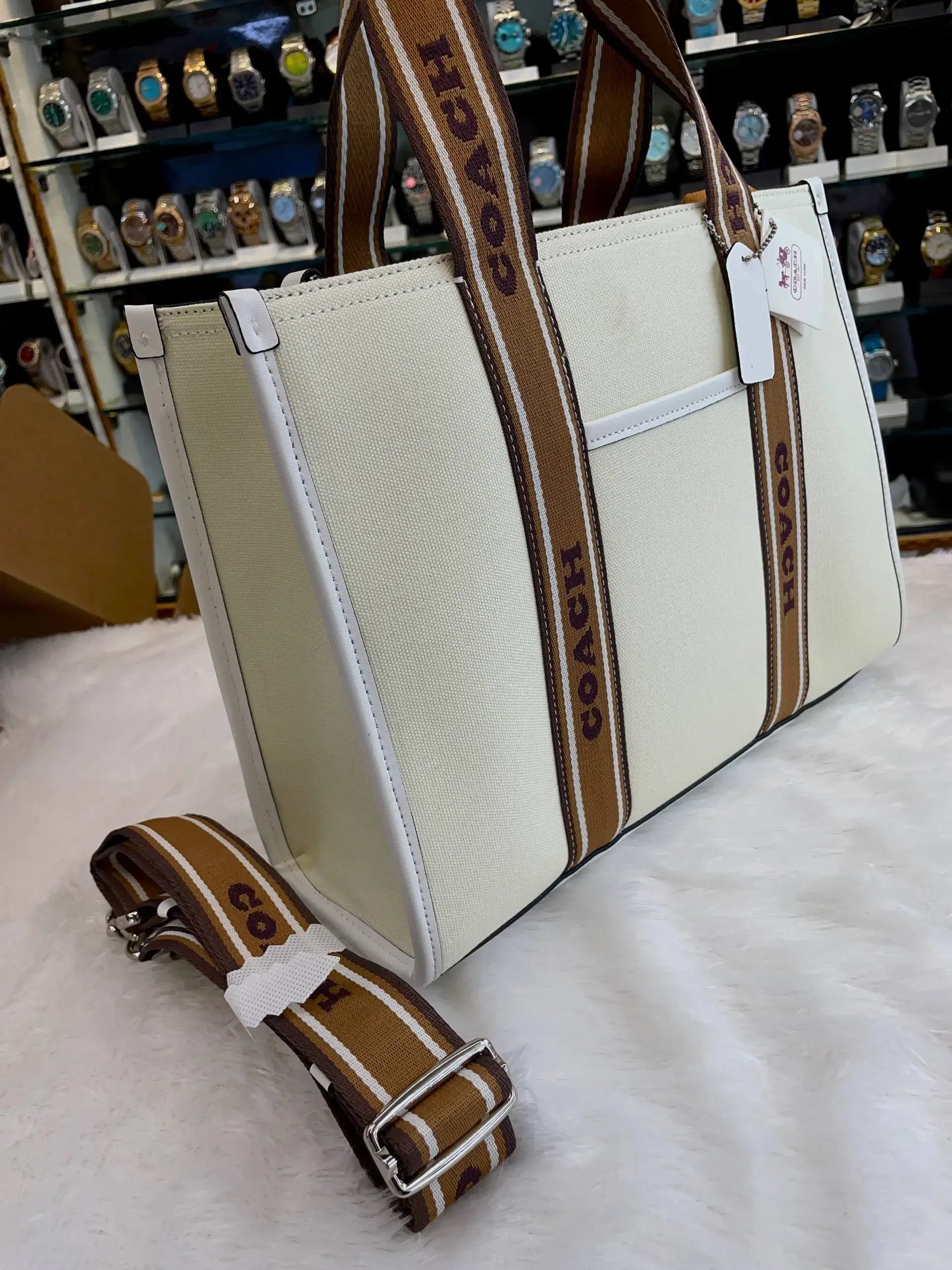 Coach premium sling bag for girls white