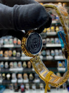 Versace medusa jewel in master piece of girls