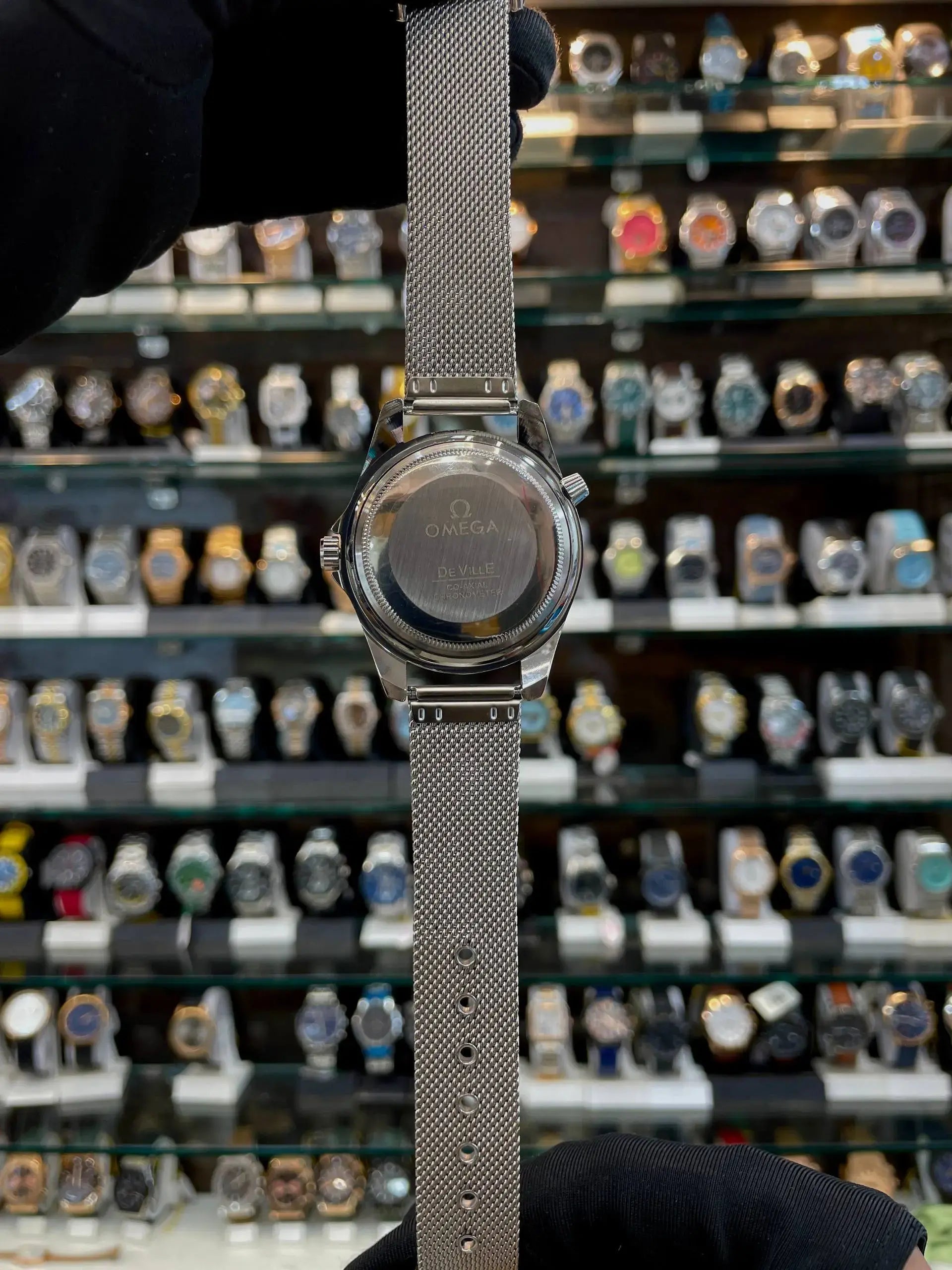 Omega jamesbond under budget for mens black dial