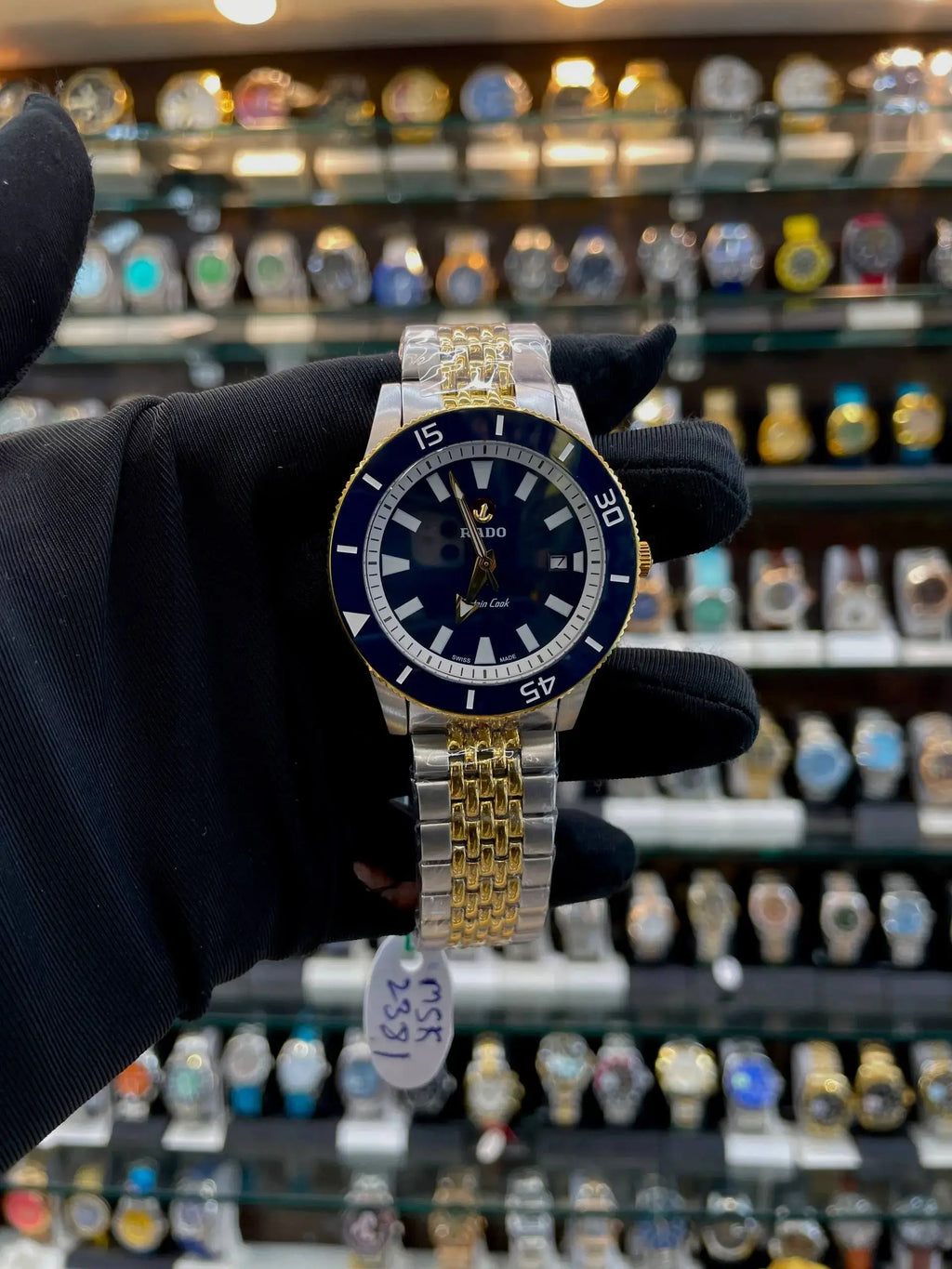 Rado caption cook now in master blue dial