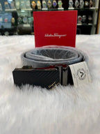 Ferragamo premium black belt for mens