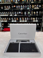 Calvin Klein CK black wallet combo set