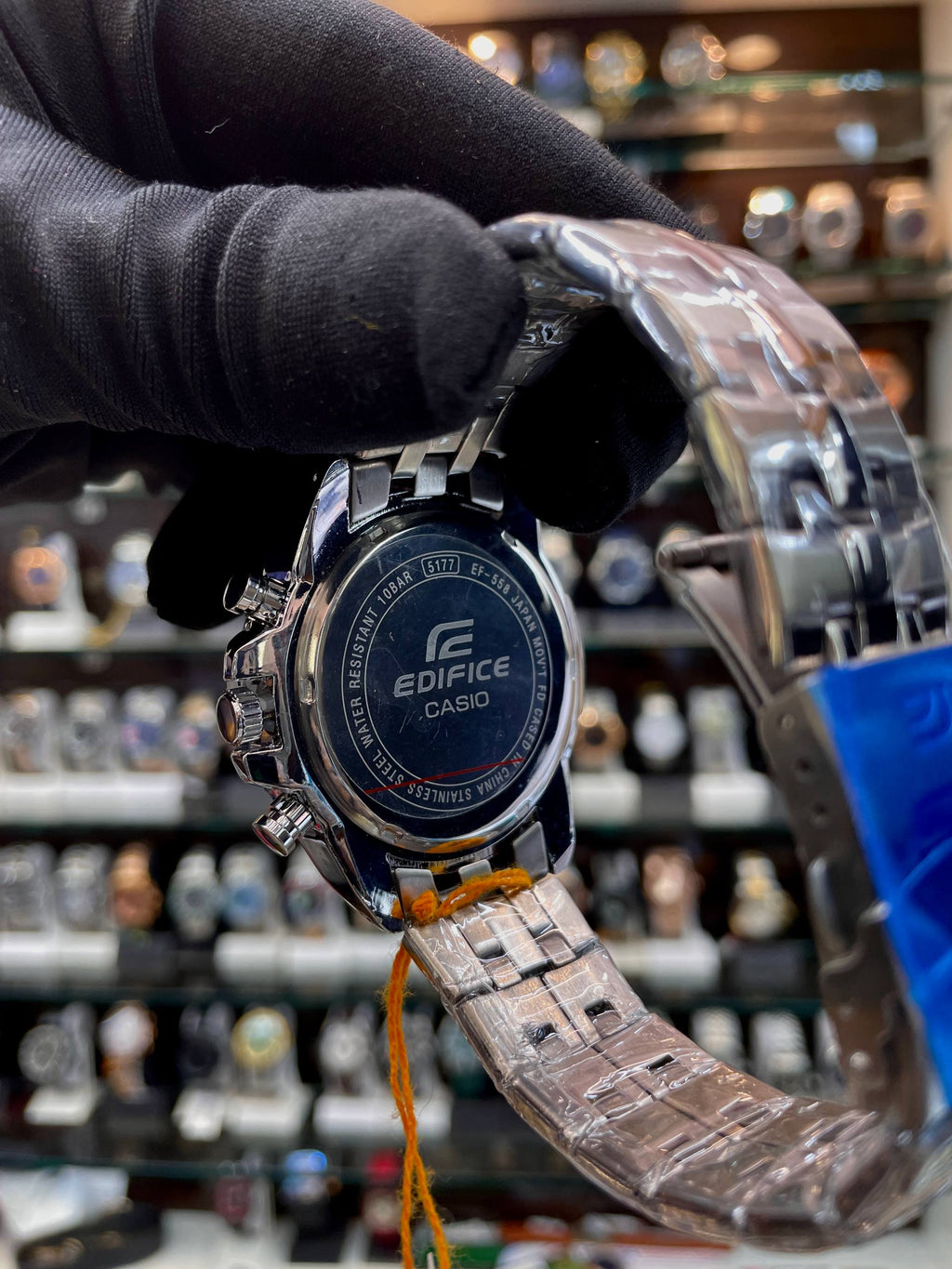 Casio Edifice Men's Blue Chronograph Watch