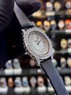 Chopard Diamond Hour watch diamond detailing close up