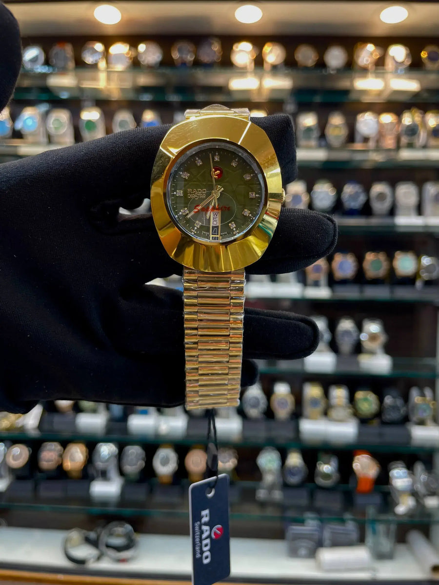 Rado diastar now in master piece new dial in gold
