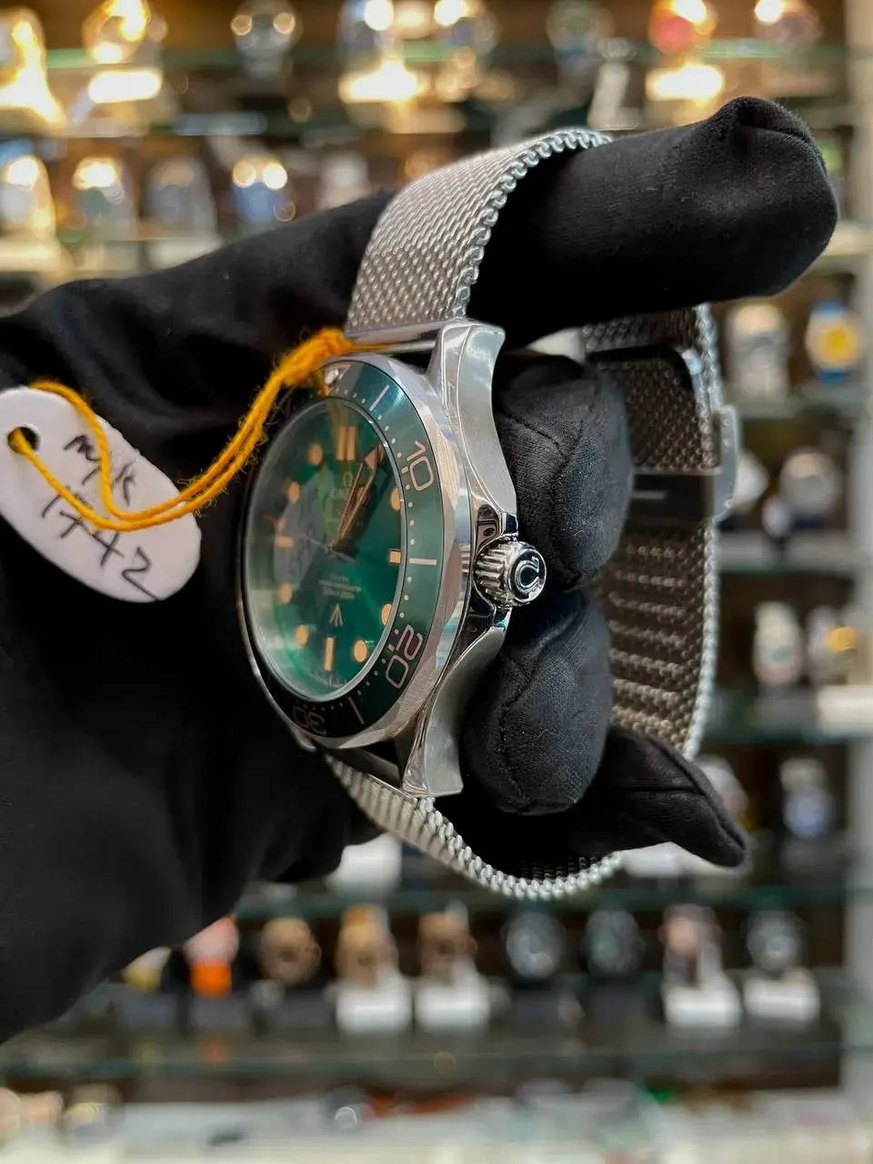 Omega seamaster stainless chain divers