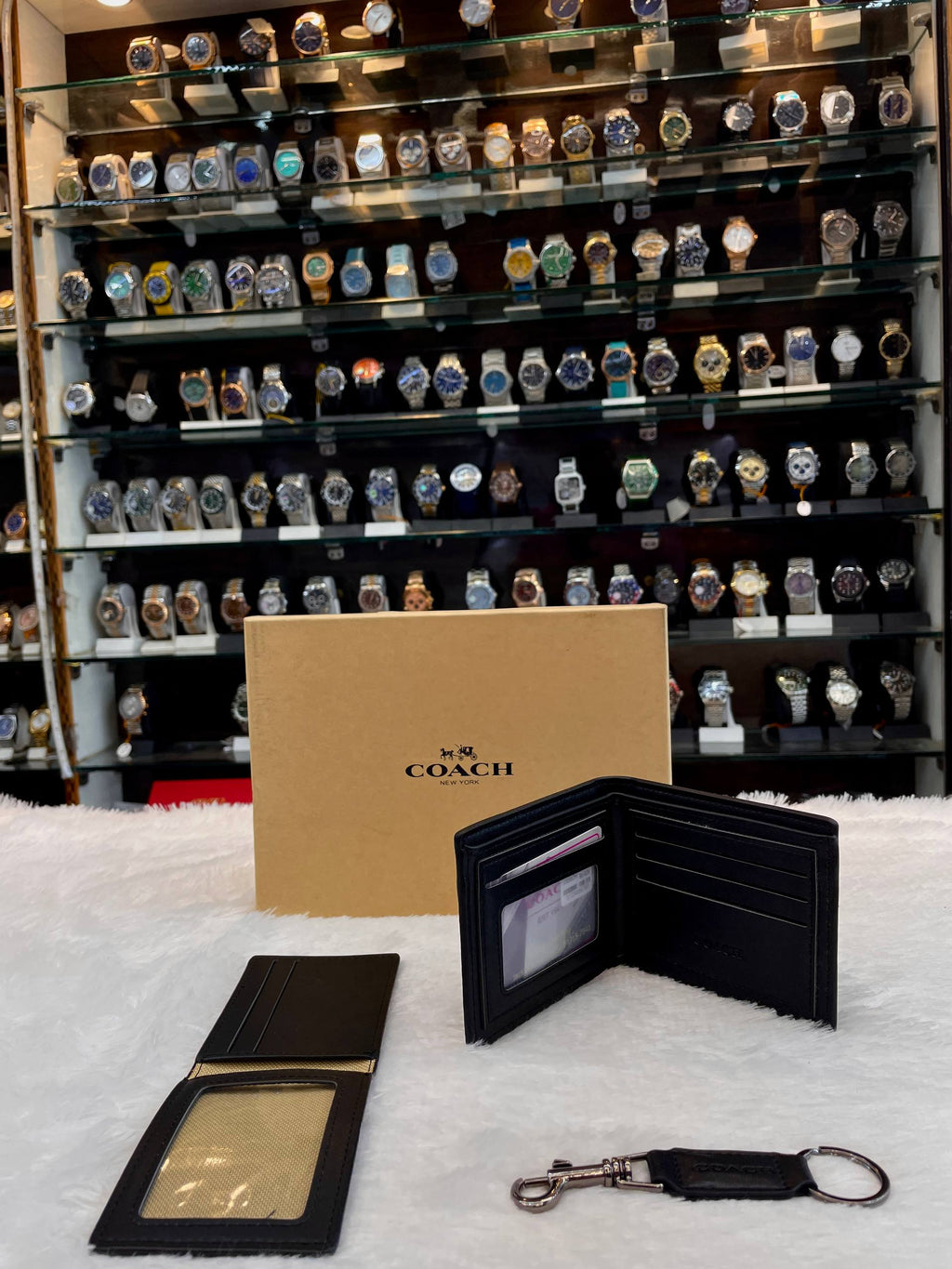 COACH BLACK 🖤 WALLET COMBO SET