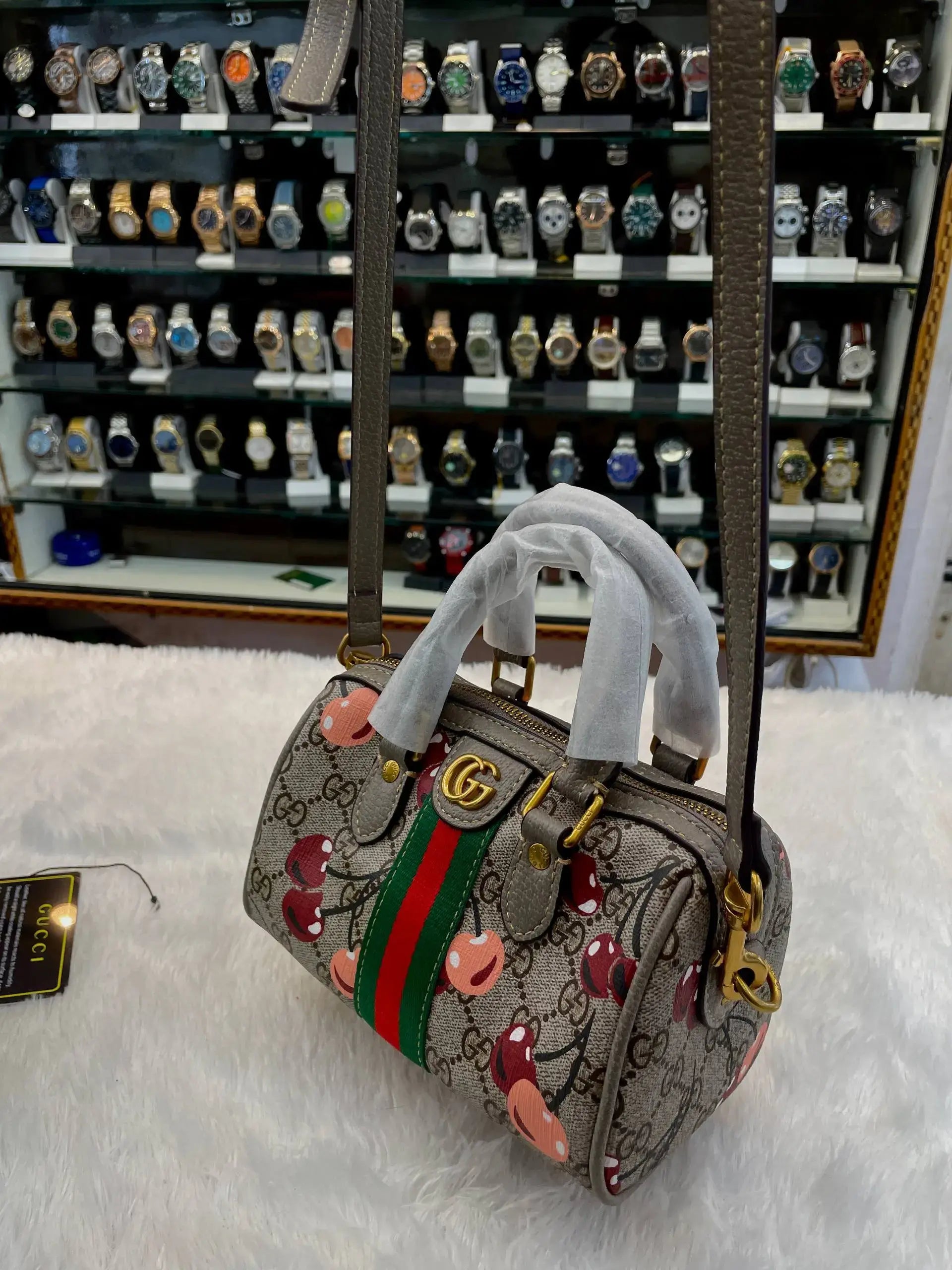 Gucci ophidia mini boston bag