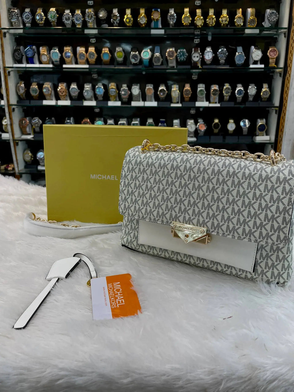 Michael Kors (MK) cece small logo shoulder bag