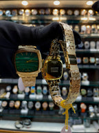 Fossil machine luxe limited-edition in couple set gold