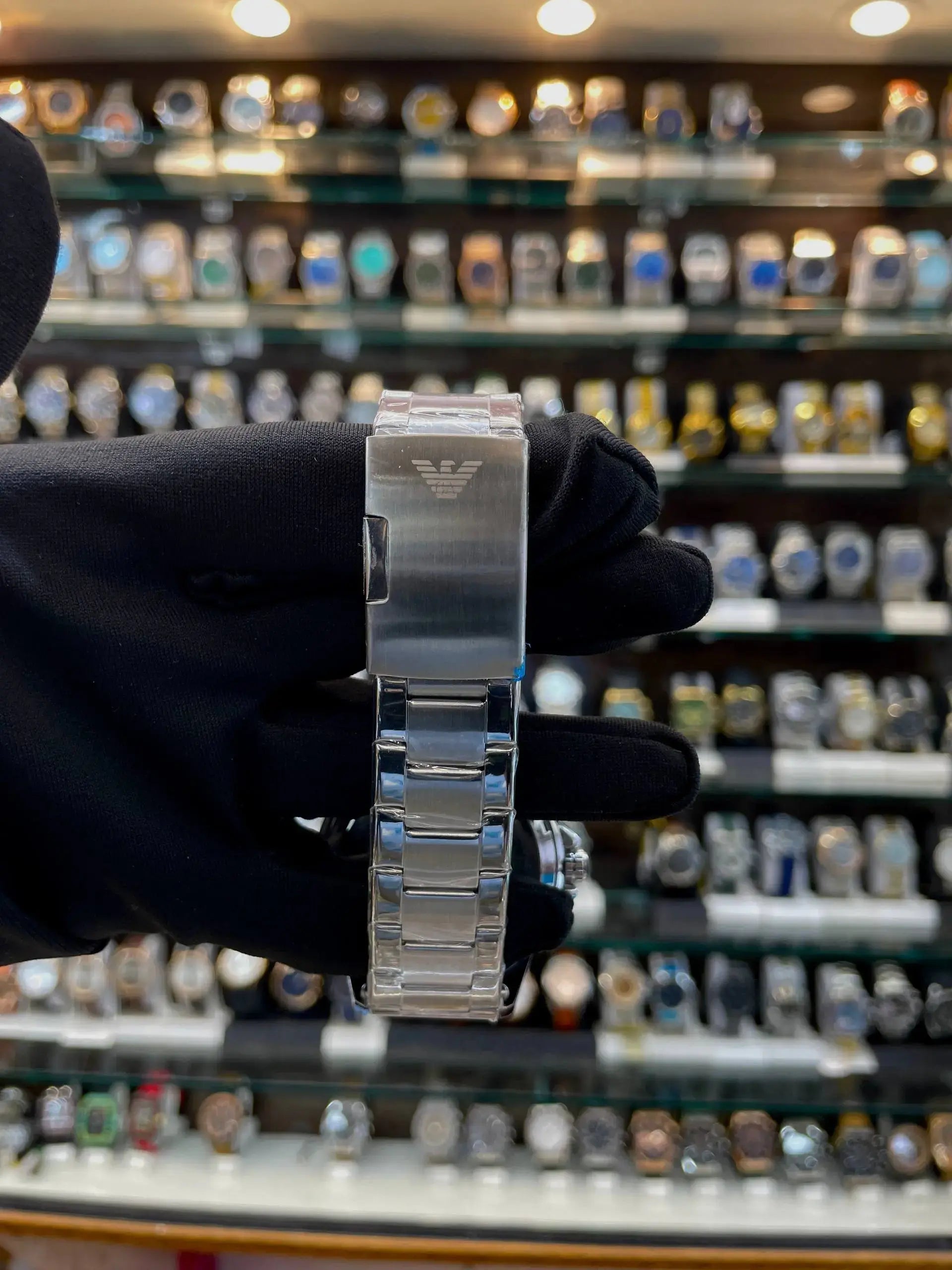 Emporio Armani now in automatic transparent dial for mens