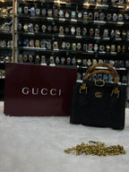 Gucci new canvas charisma calfskin crystal in master piece