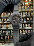Gshock casio wr20bar in grey chrono working