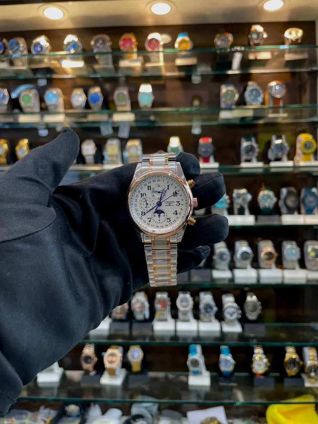 Longines master edition in chrono working