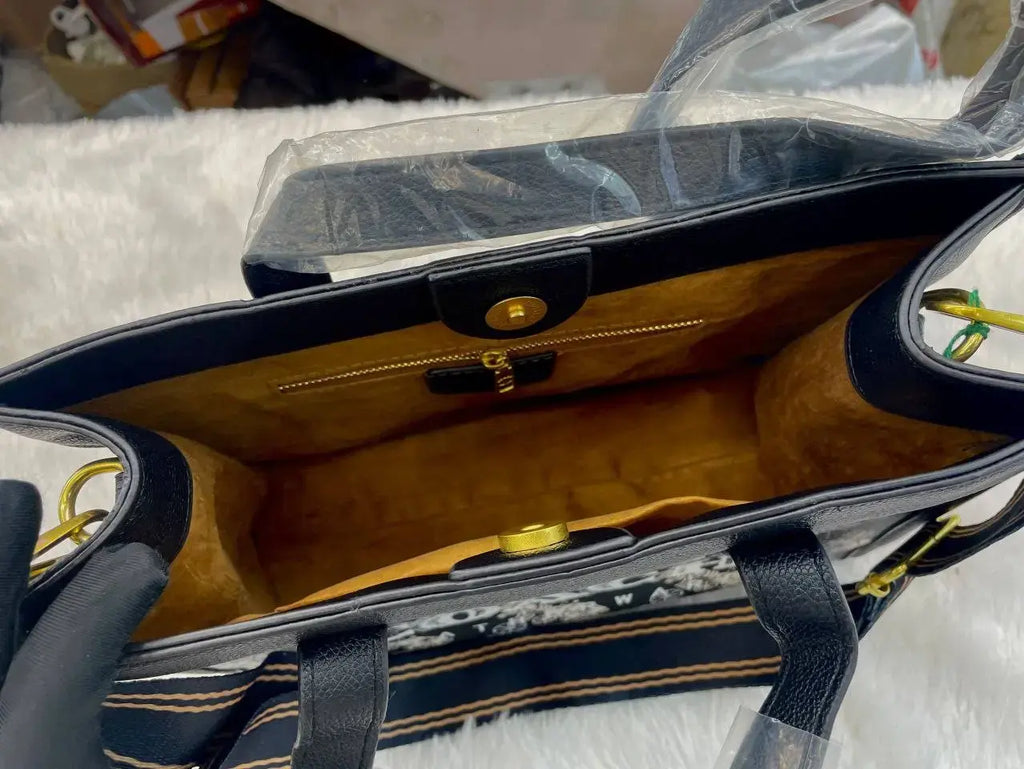 Coach horse and carriage print sling bag