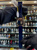 Fossil townsman navy blue in master piece