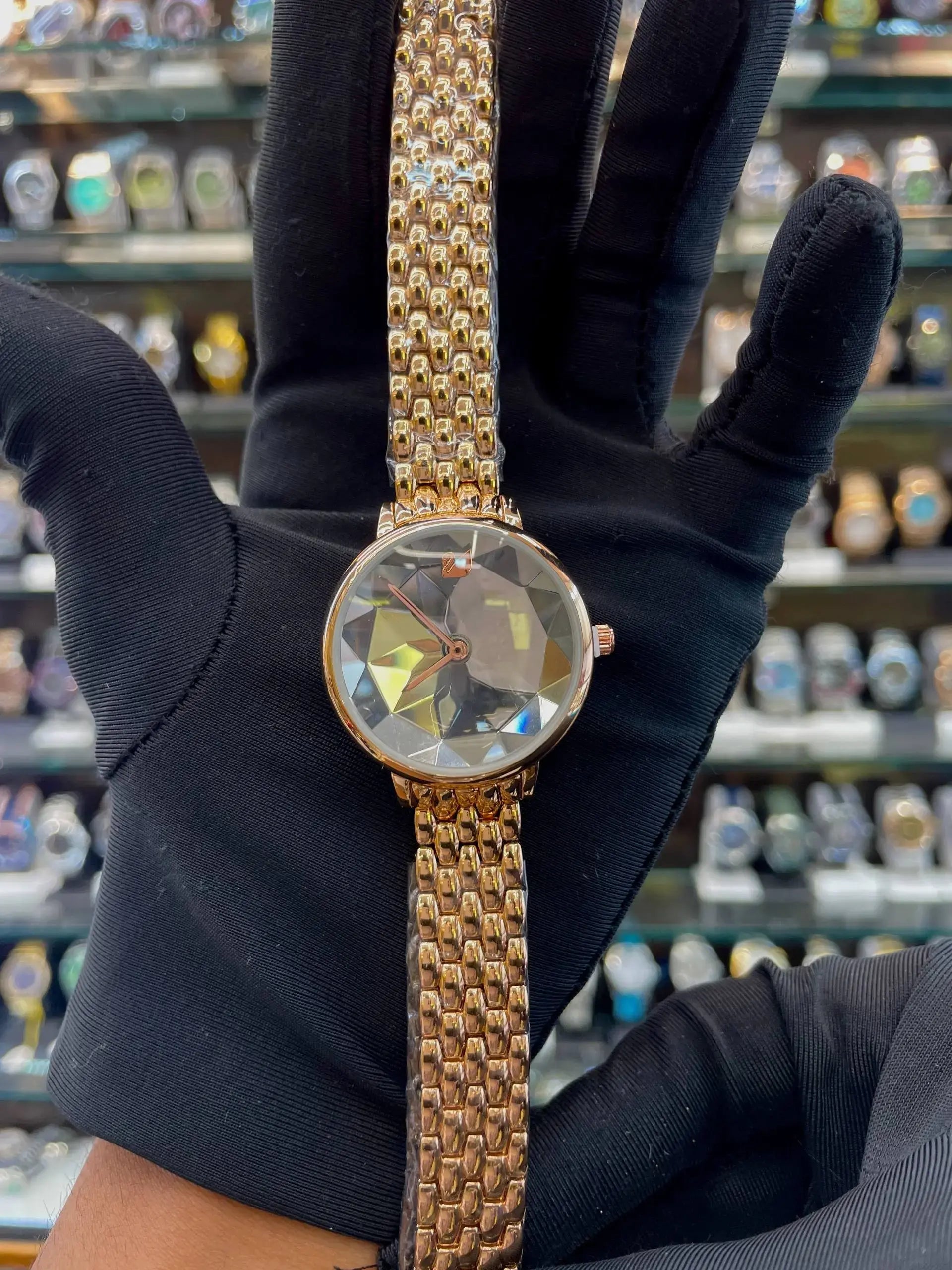 Swarovski crystal Lake watch for girls
