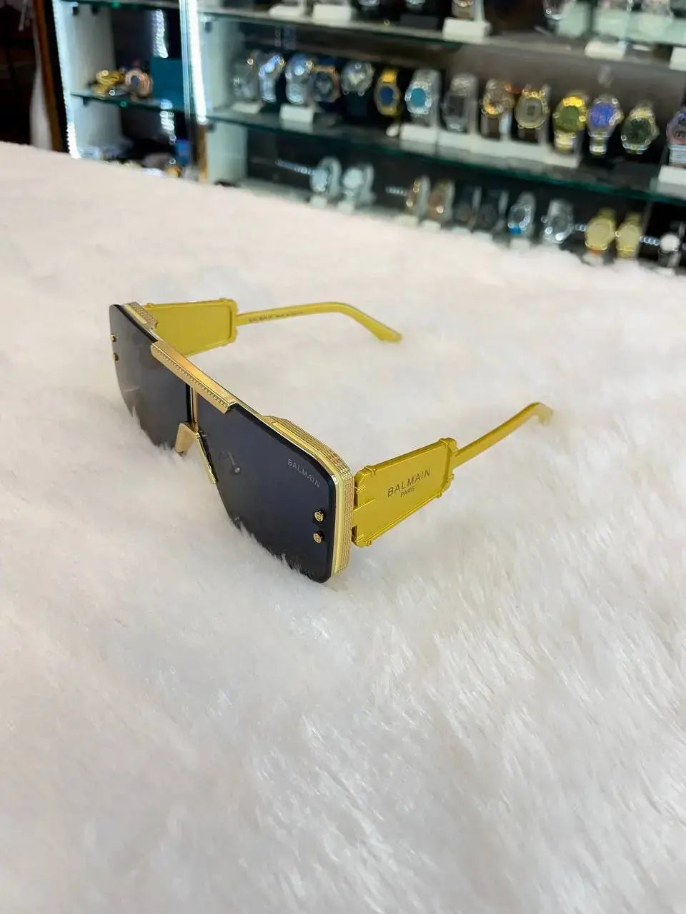 Balmain paris gold frame