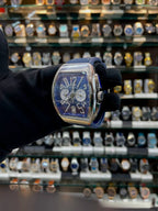 Franck muller vanguard yachting now in master piece blue