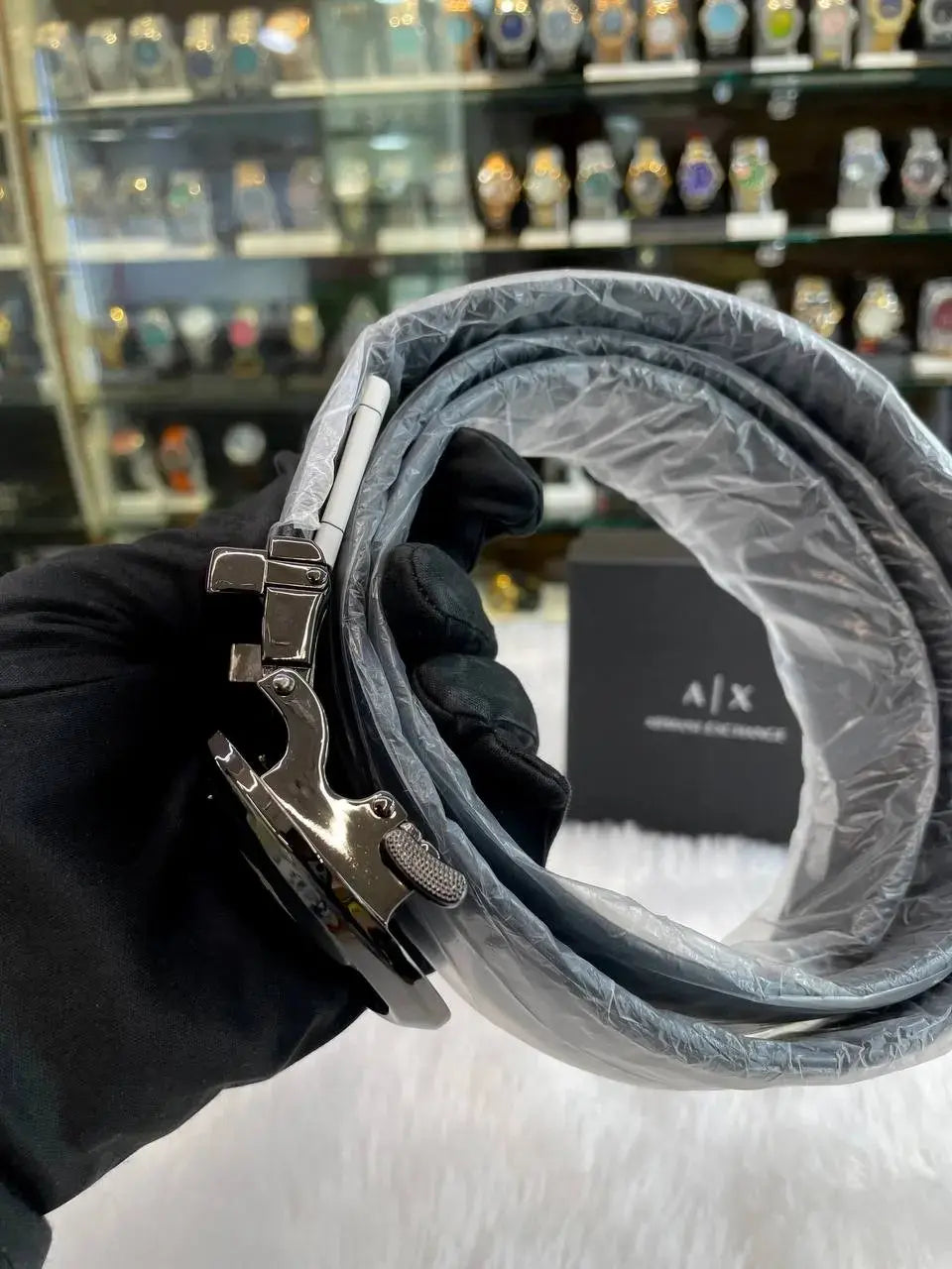 Armani exchange belt for mens