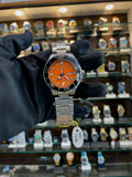 Seiko sports automatic in master piece orange dial