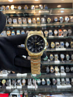 Fossil Roman dial chain watch for men front view