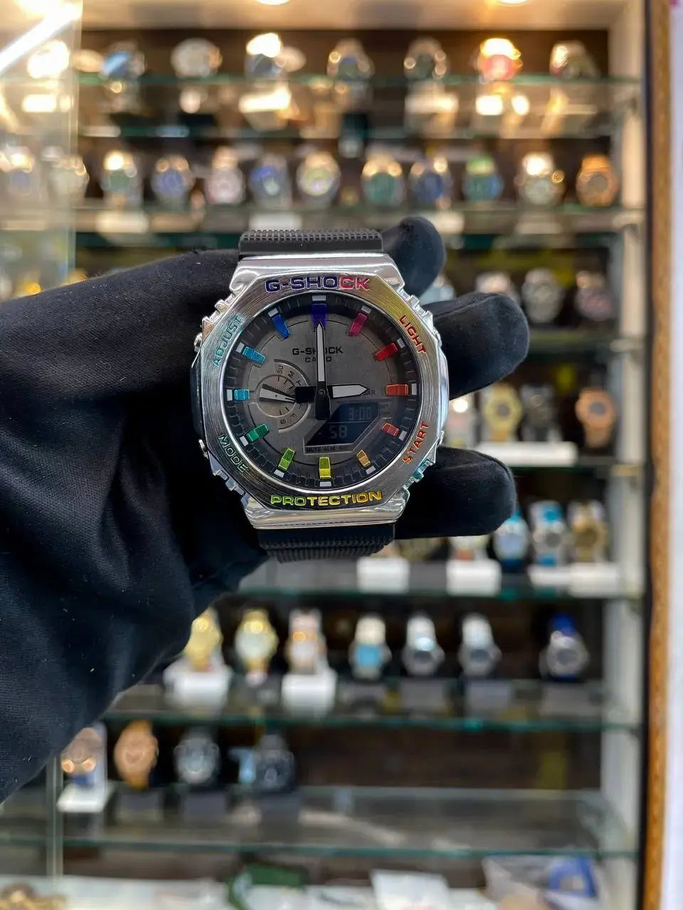 Gshock casio wr20bar restock in metal body chrono