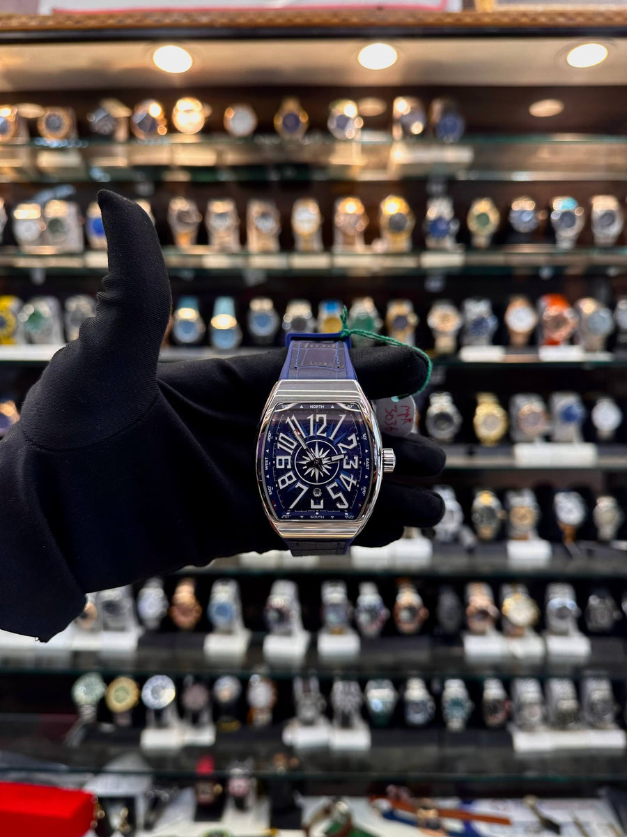 FRANCK MULLER VANGUARD YACHTING BLUE 🔵 IN MASTER PIECE 🤩