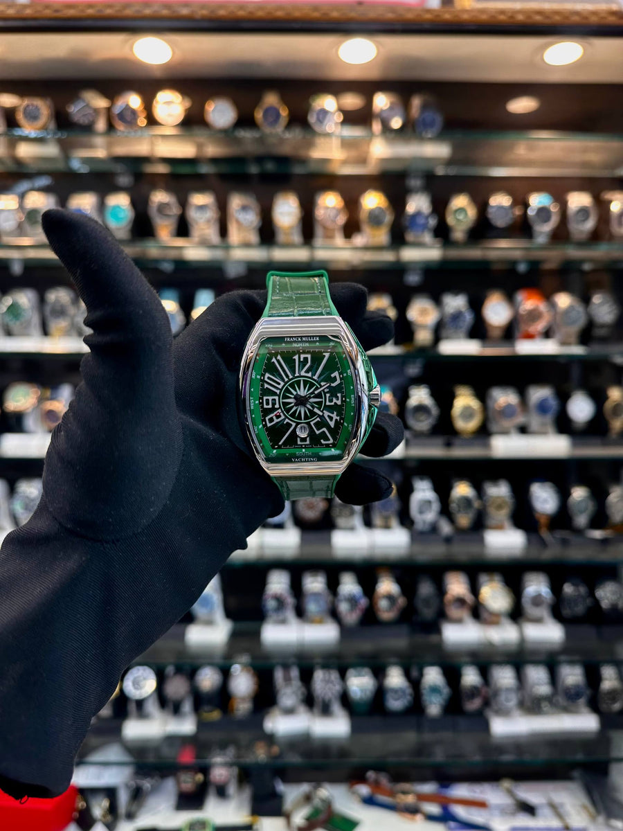 FRANCK MULLER VANGUARD YACHTING GREEN 💚 IN MASTER PIECE 🤩