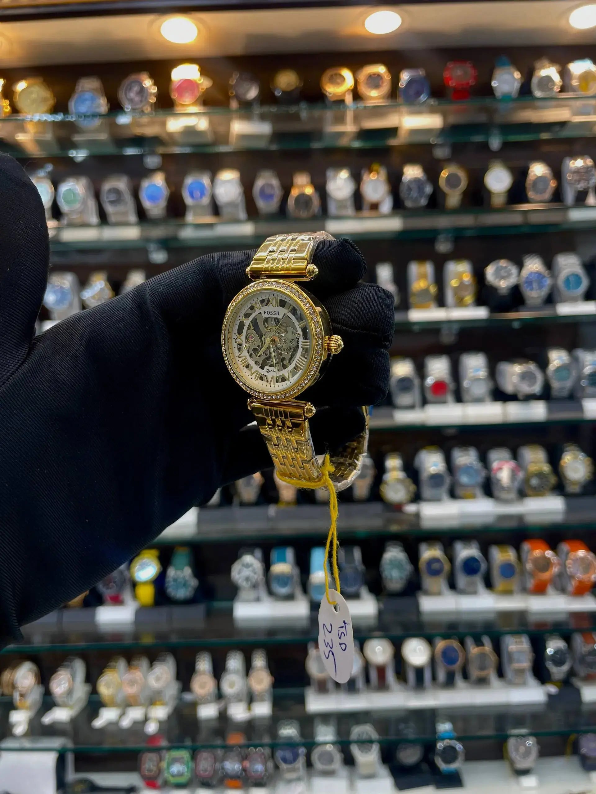 Fossil automatic for girls in gold | Fashion Bay Watches