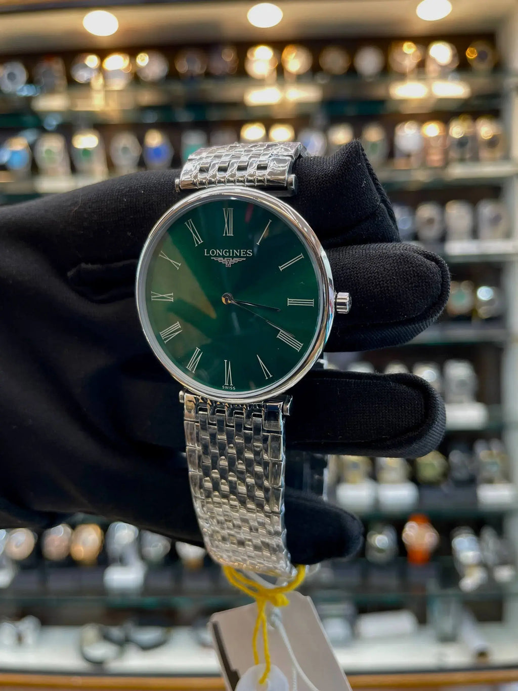Longines la Grande classique now in master piece curve dial green dial