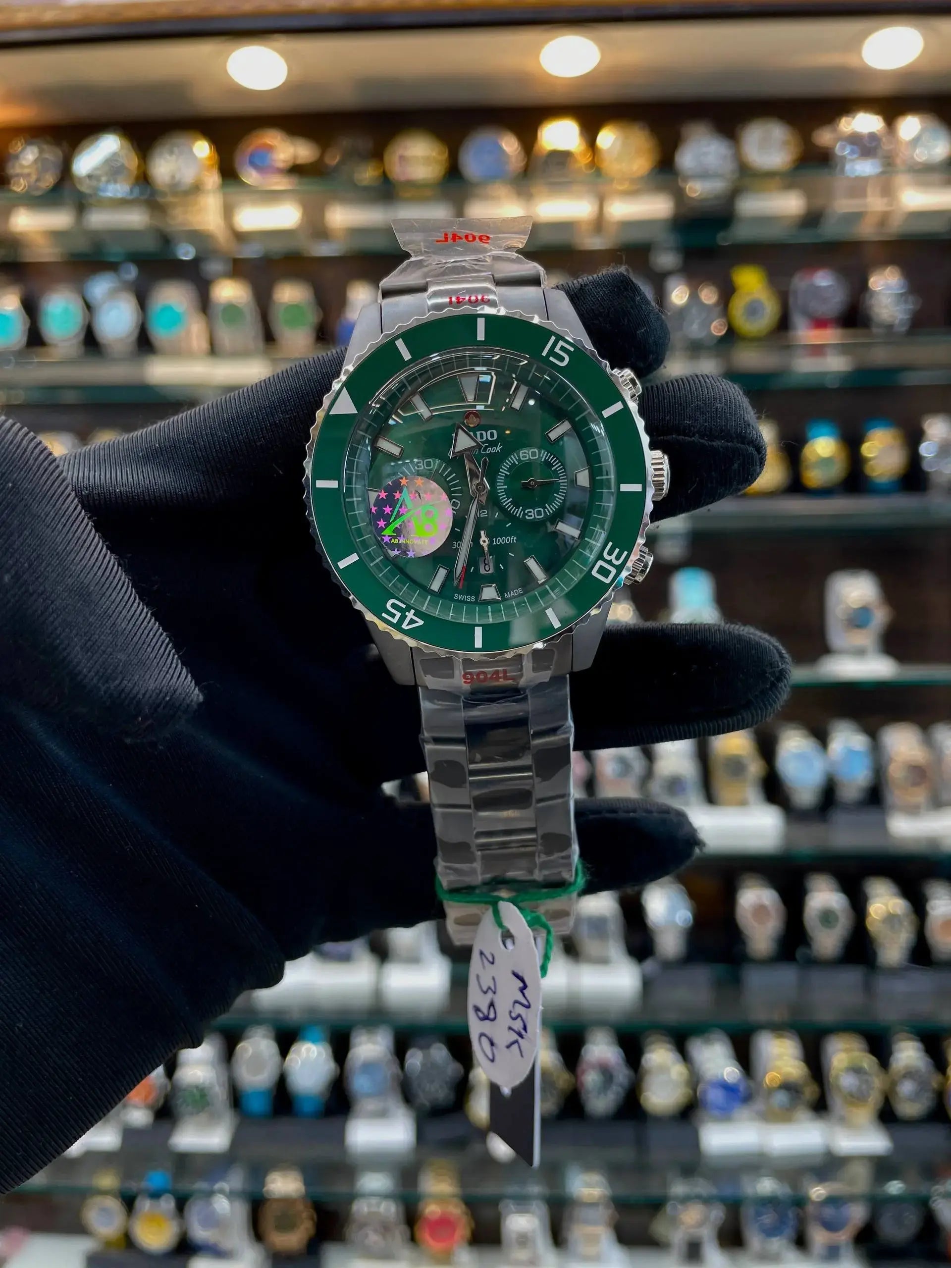 Rado captain Cook chrono now in master piece green