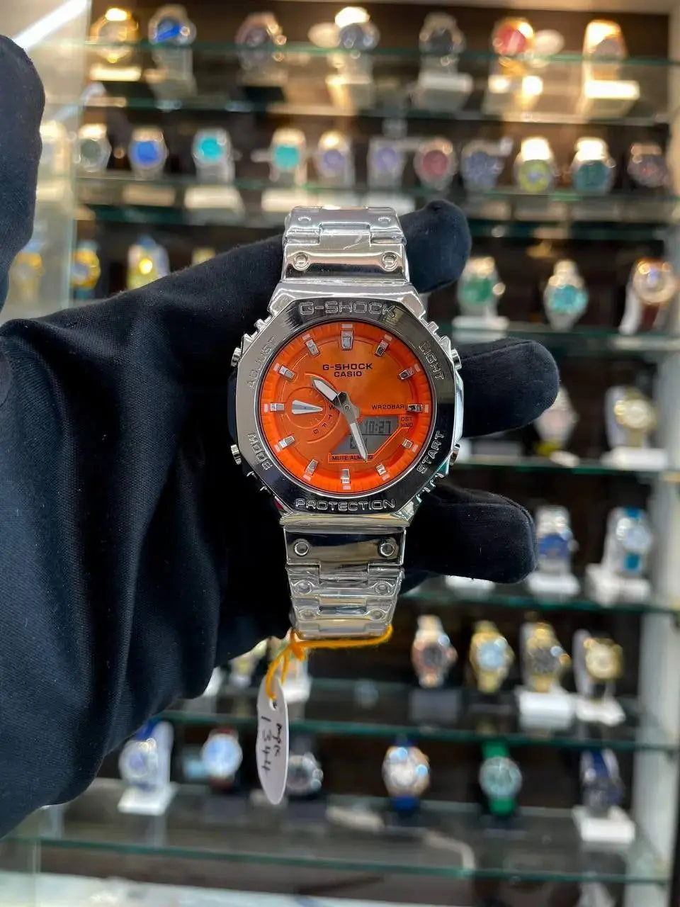 Gshock Casio wr20-bar restock in metal body chrono