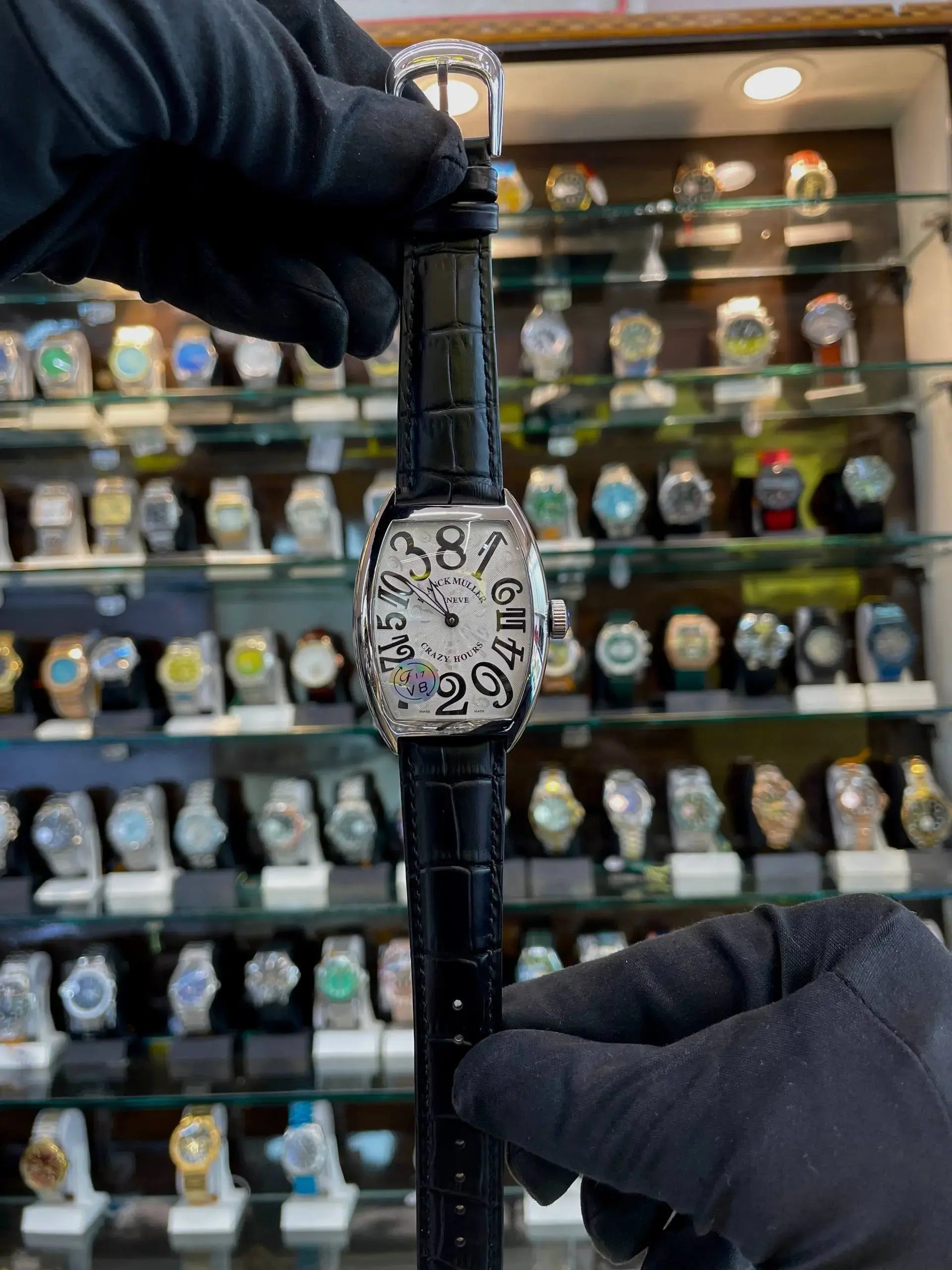 Franck muller crazy hours automatic master white dial