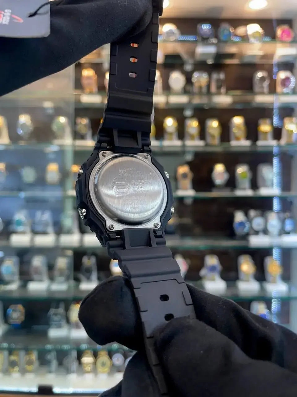 Gshock casio wr20bar in chrono working carbon core guard