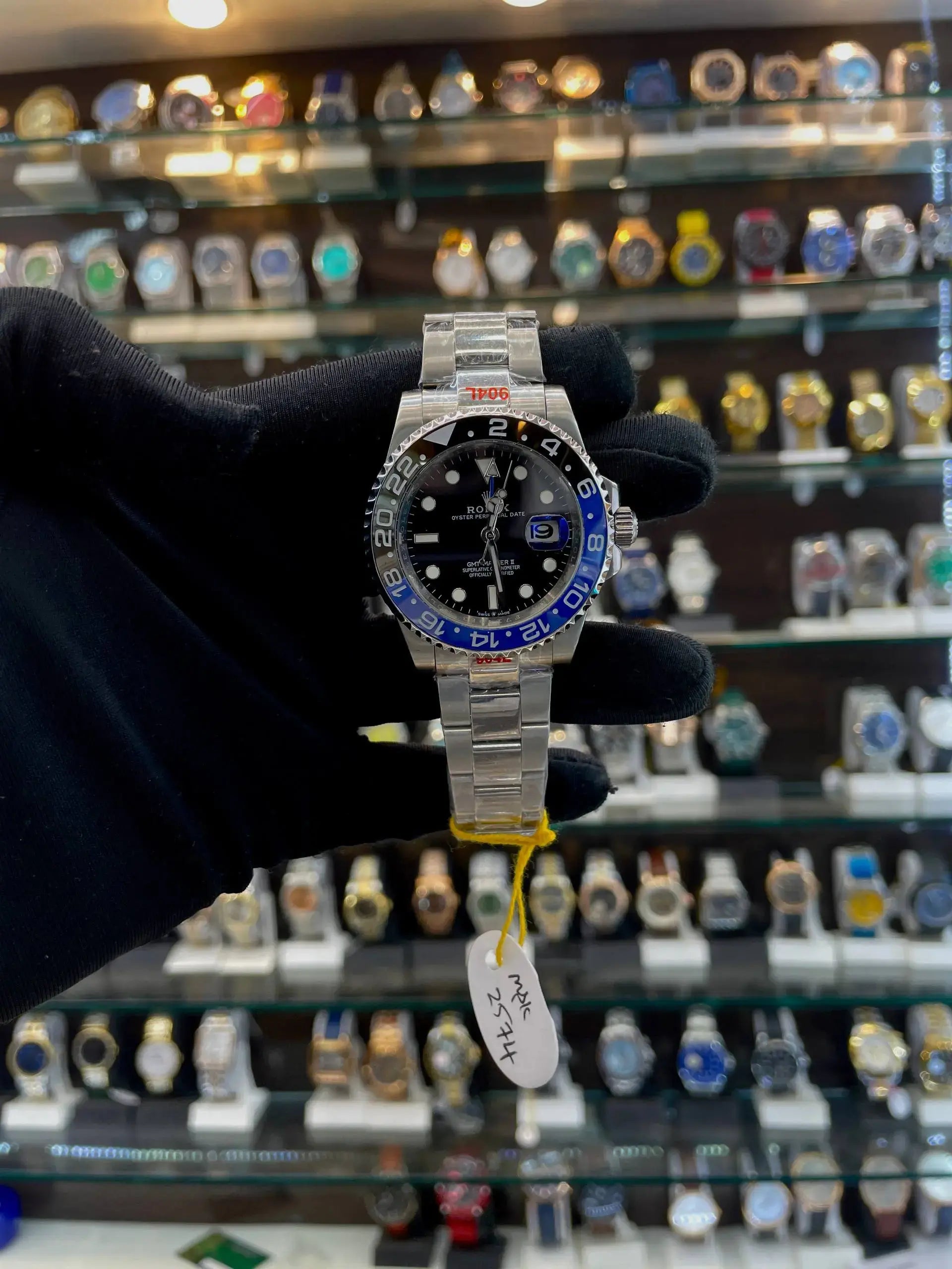 Rolex gmt-master 2 bat girl dial for mens in master piece