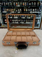 12pc briefcase (watch organiser) rose gold