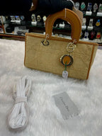 Dior D-Joy micro channage patterned mini bag in master piece
