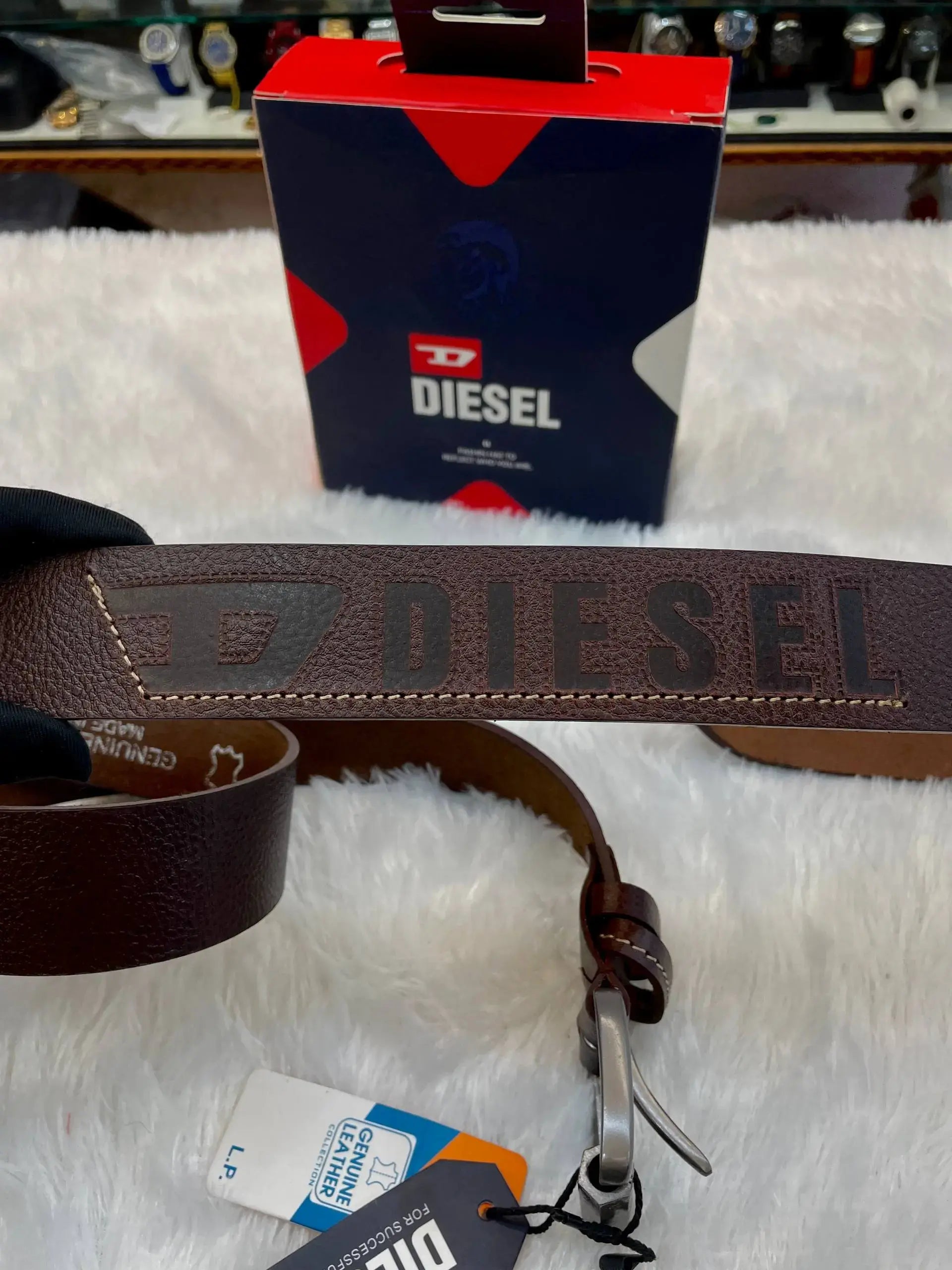 Diesel premium belt for men