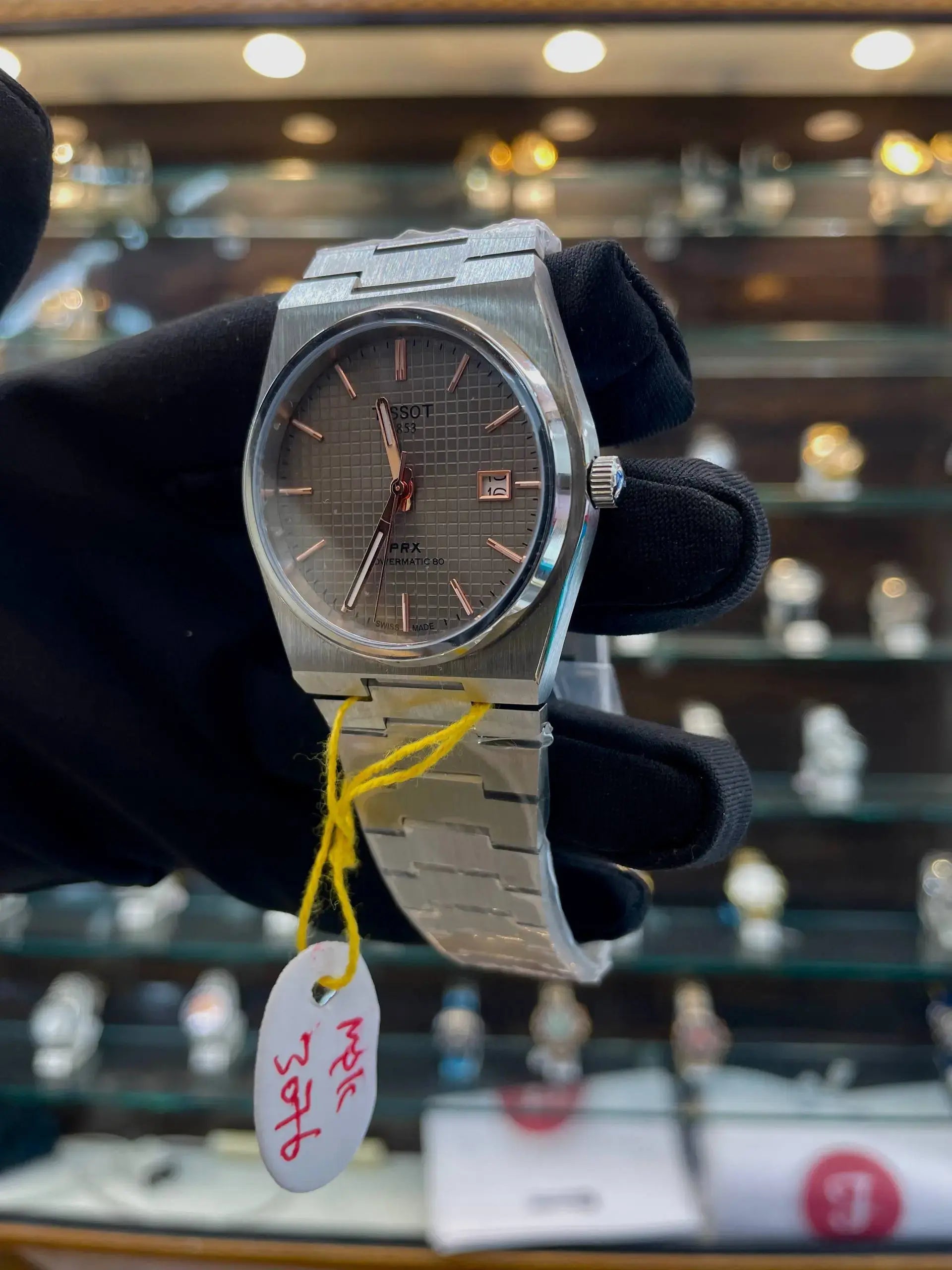 Tissot prx in master piece for mens grey dial