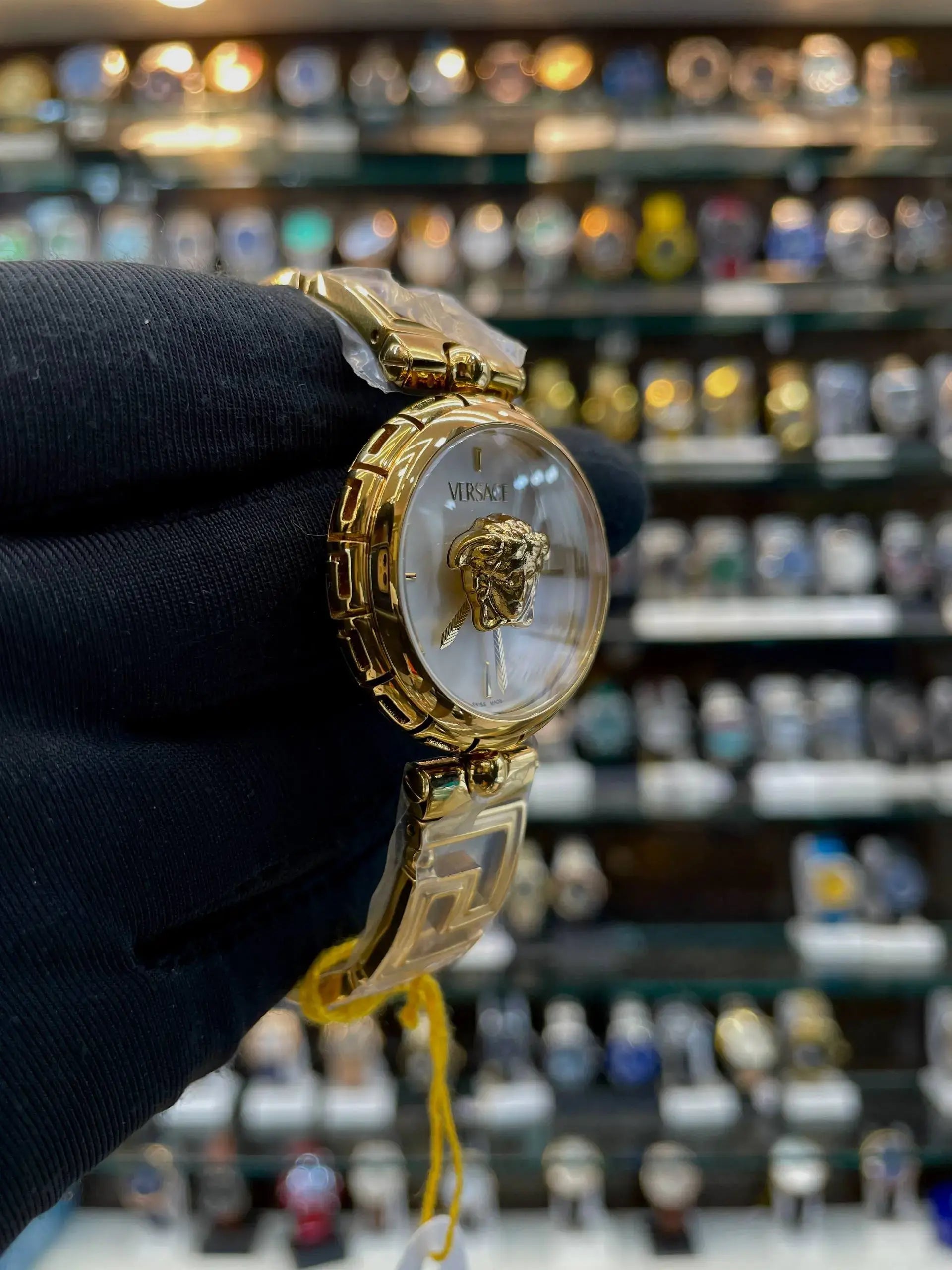 Versace medusa jewel in master piece of girls