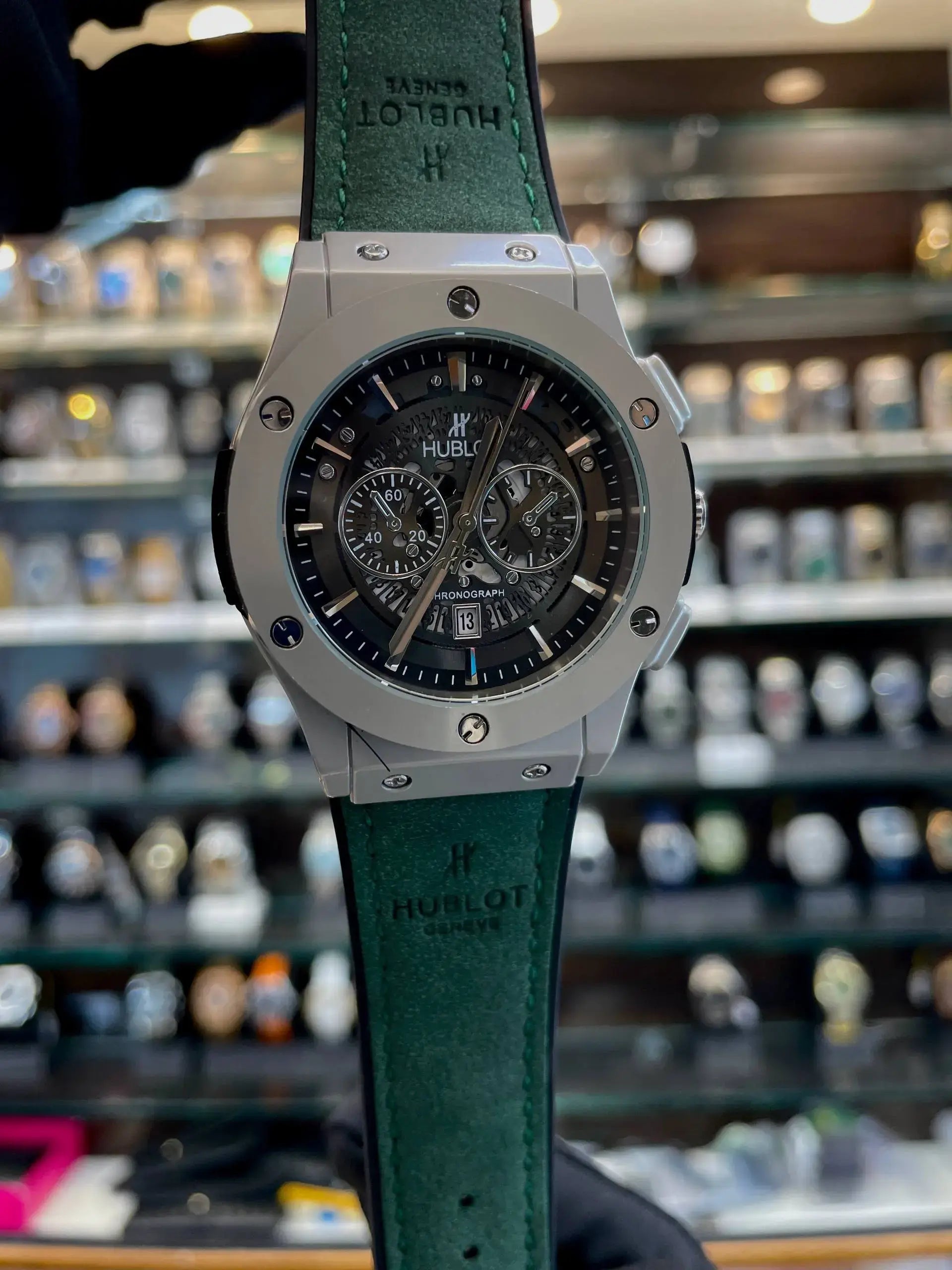 Hublot geneve big bang under budget dark green