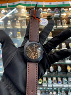 Fossil analog watch with chronograph working